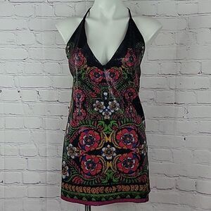 Free People Tangier Floral Sequins Sleeveless Mini Dress. Size XS